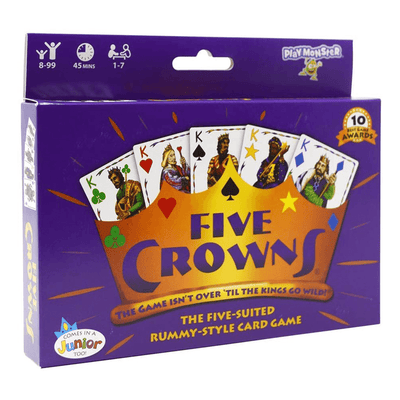 Cover of card game "Five Crowns."