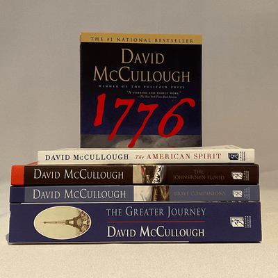 Covers of books by David McCullough