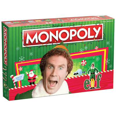 Monopoly elf game box