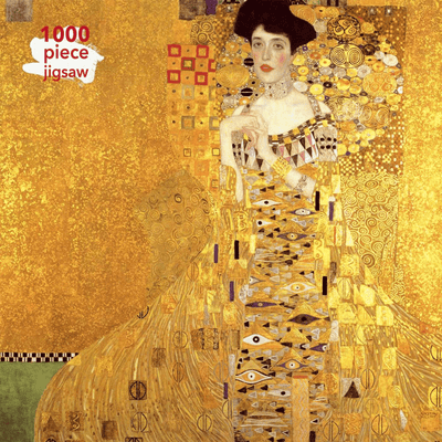 Gustav Klimt's 1000 piece adult jigsaw puzzle, "Adele Bloch Bauer."