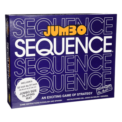 Cover of Jumbo "Sequence" board game. 
