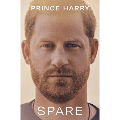 Cover of "Spare" by Prince Harry.
