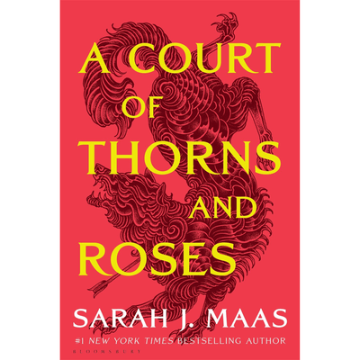 Cover of "A Court of Thorns and Roses" by Sarah J. Maas.