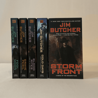Cover of "The Dresden Files" series.