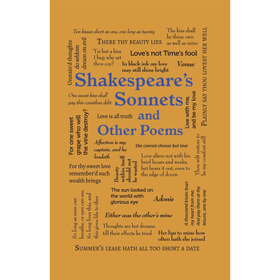 Cover of "Shakespeare's Sonnets and Other Poems" by William Shakespeare.