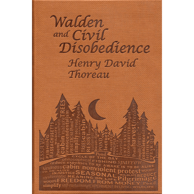 Cover of "Walden and Civil Disobedience" by Henry David Thoreau.