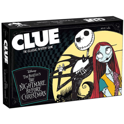 The box for "The Nightmare Before Christmas" Clue.