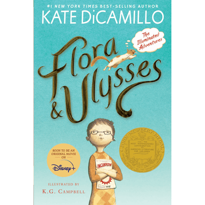 Cover of "Flora and Ulysses: The Illuminated Adventures" by Kate DiCamillo.