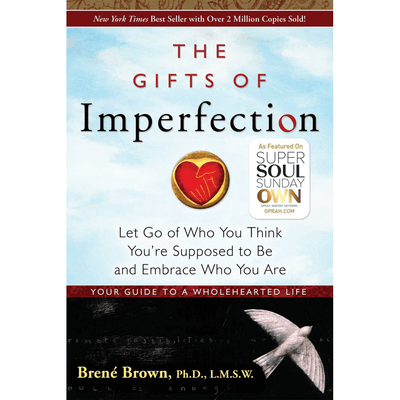 Cover of "The Gifts of Imperfection" by Brene Brown.