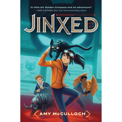 Cover of "Jinxed" by Amy McCulloch. 