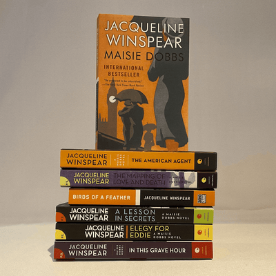 Cover of "Maisie Dobbs" Novels by Jaqueline Winspar.