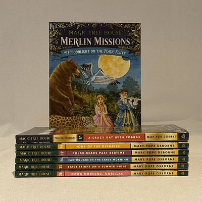Cover of "The Magic Tree House " Series by Mary Pope Osborne.