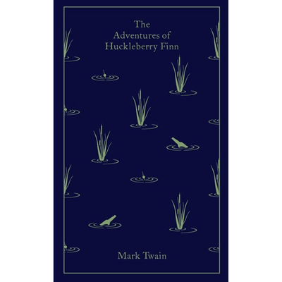 Cover of "The Adventures of Huckleberry Finn" by Mark Twain.