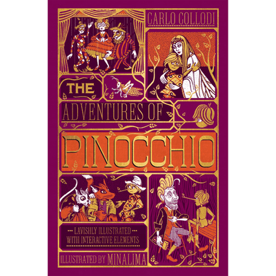 The cover of "Pinocchio" Minalima Edition.