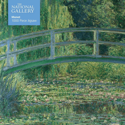 National Gallery Monet's 1000 piece adult jigsaw puzzle "Bridge over Lily Pond".