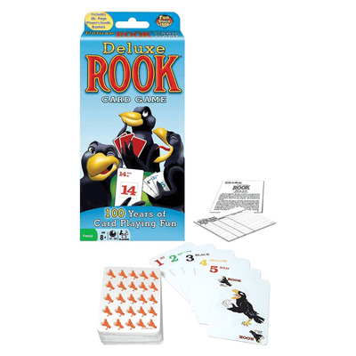Cover of "Deluxe Rook Card Game."  