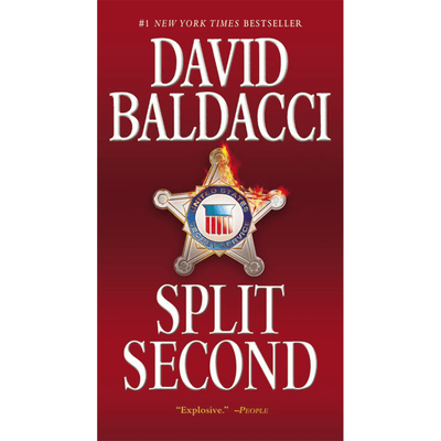 Cover for "Split Second" by #1 New York Times bestseller David Baldacci 