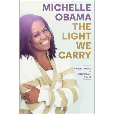 Cover of "The Light We Carry" by Michelle Obama.