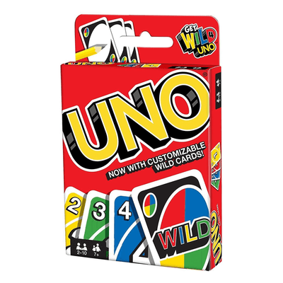 Cover of card game "UNO."
