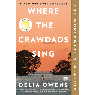 Cover of "Where the Crawdads Sing" by Delia Owens.