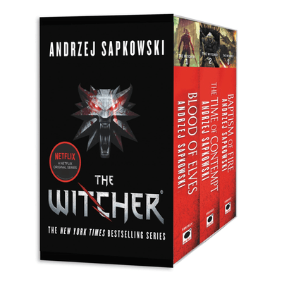 Cover of "The Witcher Series" by Andrzej Sapkowski.
