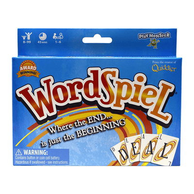 Cover of card game "Wordspiel."