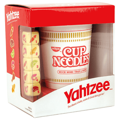 Yahtzee Cup Noodles game box