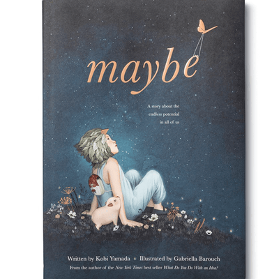 Cover of "maybe" by Kobi Yamada and illustrated by Gabriella Barouch.